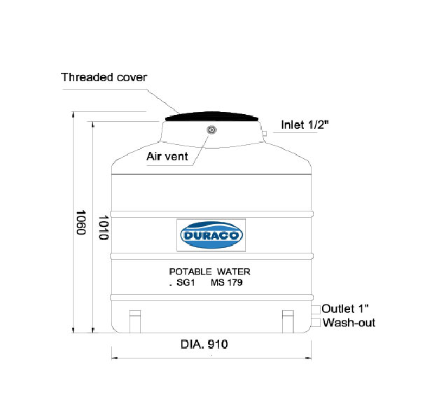 Water Tank 500L