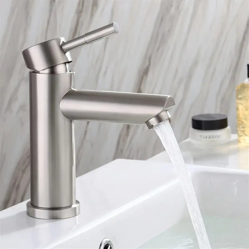 Inox Basin Mixer - Matte Finish