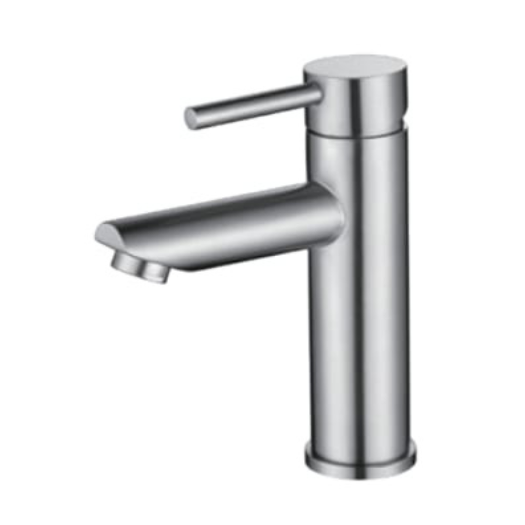 Inox Basin Mixer - Matte Finish