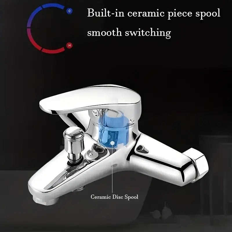 Chrome Shower Mixer (Heavy-Duty) - Single Lever