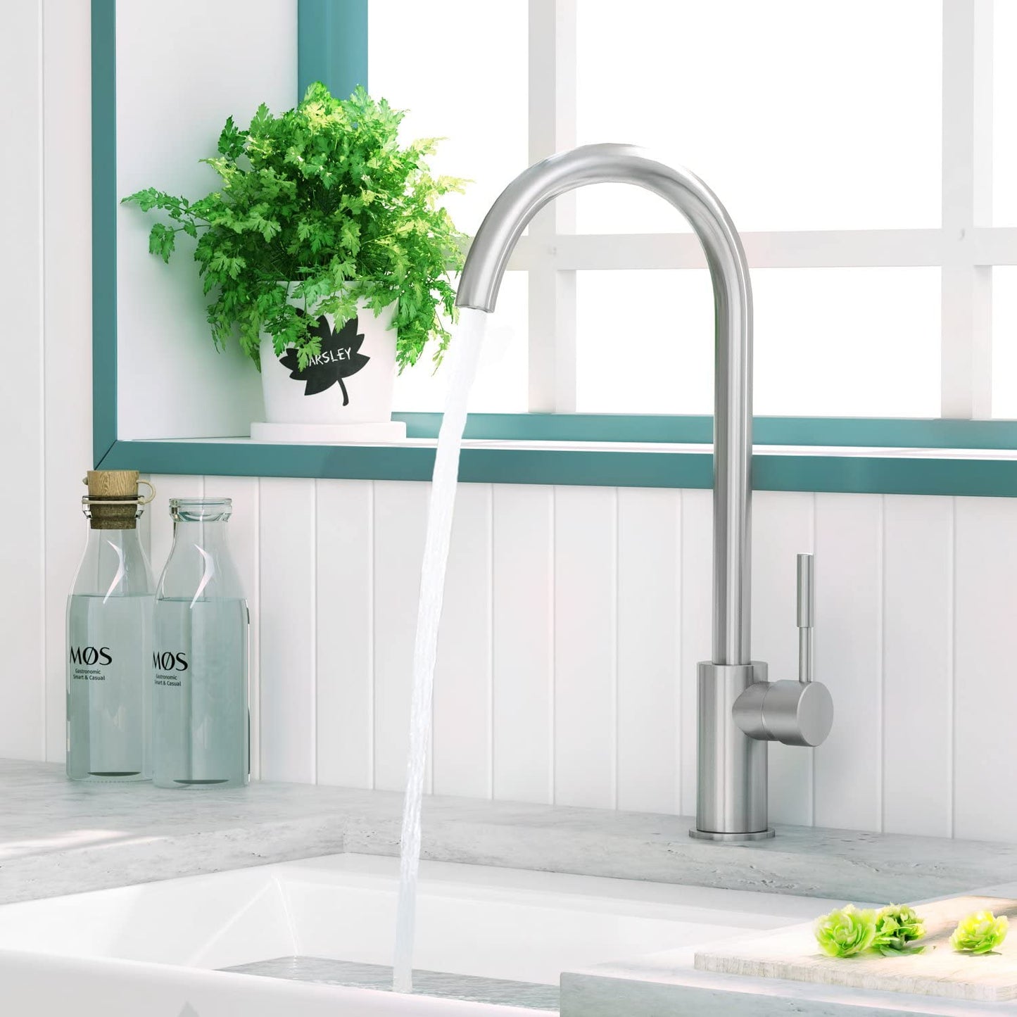 Inox Kitchen Mixer - Matt Finish
