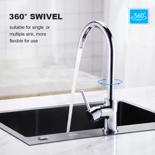 Chrome Kitchen Mixer - Polished Finish