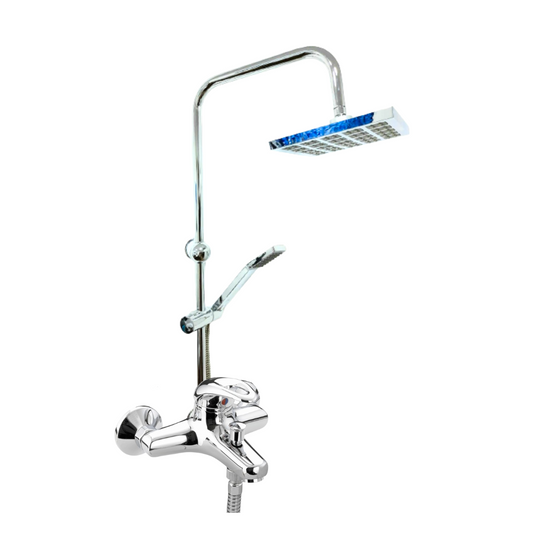 Deluxe Shower Kit with Chrome Mixer